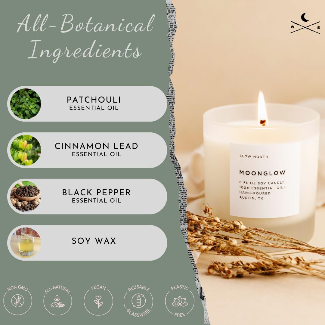 Slow North Candle Bundle - Eucalyptus + Lavender, Moonglow & Forest Bathing