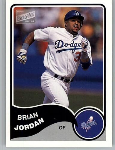 2003 Bazooka #175 Brian Jordan NM-MT Los Angeles Dodgers Baseball MLB