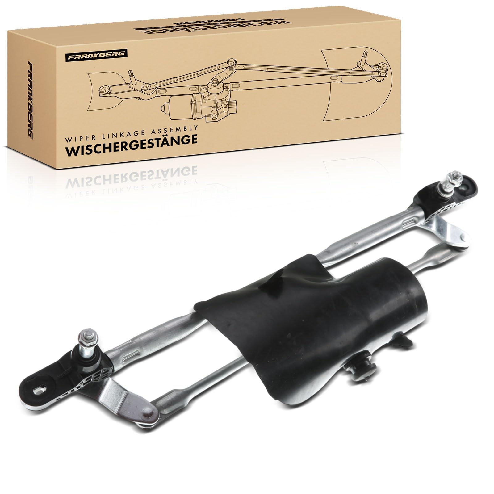 Frankberg Meccanismo tergicristallo con motorino anteriore 46804522 | Compatibile con: 169