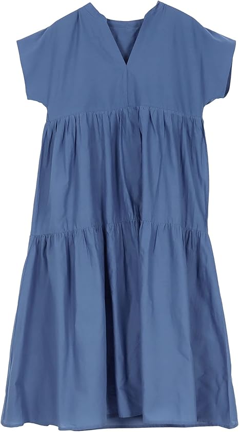 Amazon Co Jp 神戸レタス Indy インド綿100 キーネックティアードワンピース E2767 フリー ブルー 服 ファッション小物 Amazon Co Jp 神戸レタス Indy インド綿100 キーネックティアードワンピース E2767 フリー ブルー 服 ファッション小物