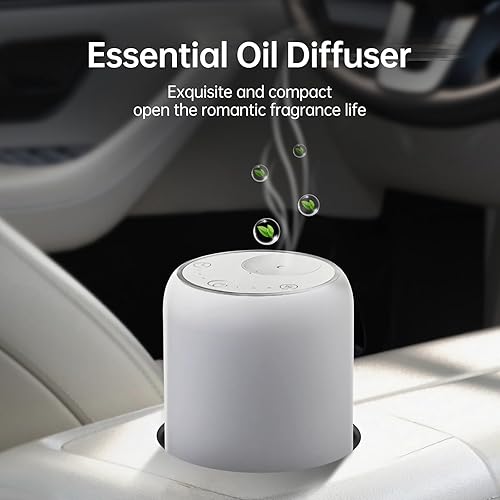 Miniatura 2 de Difusor de aceite esencial sin agua Difusor de aroma portátil de 4.2 onzas líquidas para el hogar, oficina, coche, difusor de aroma inalámbrico