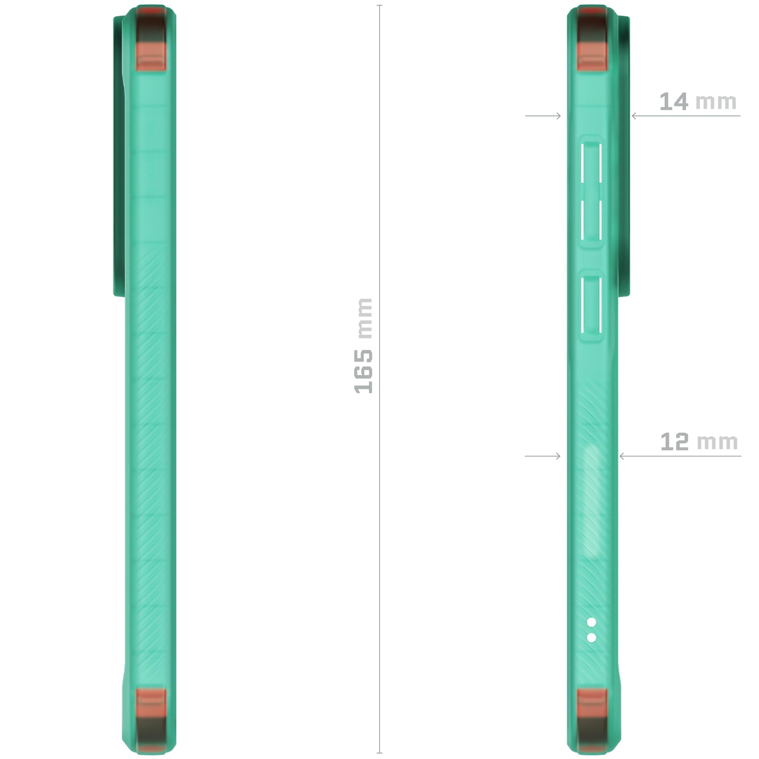Ghostek Covert - Funda transparente para teléfono Galaxy S24 Plus con protección de grado militar a prueba de golpes, agarre antideslizante, funda protectora de silicona diseñada para Samsung Galaxy