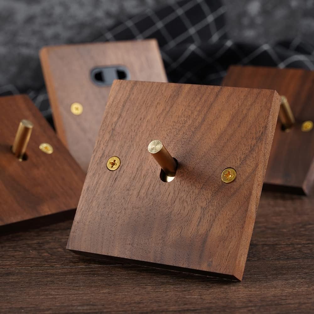 Interruttore Rotativo Vintage Da Parete Porcellana Marrone - Foto 10