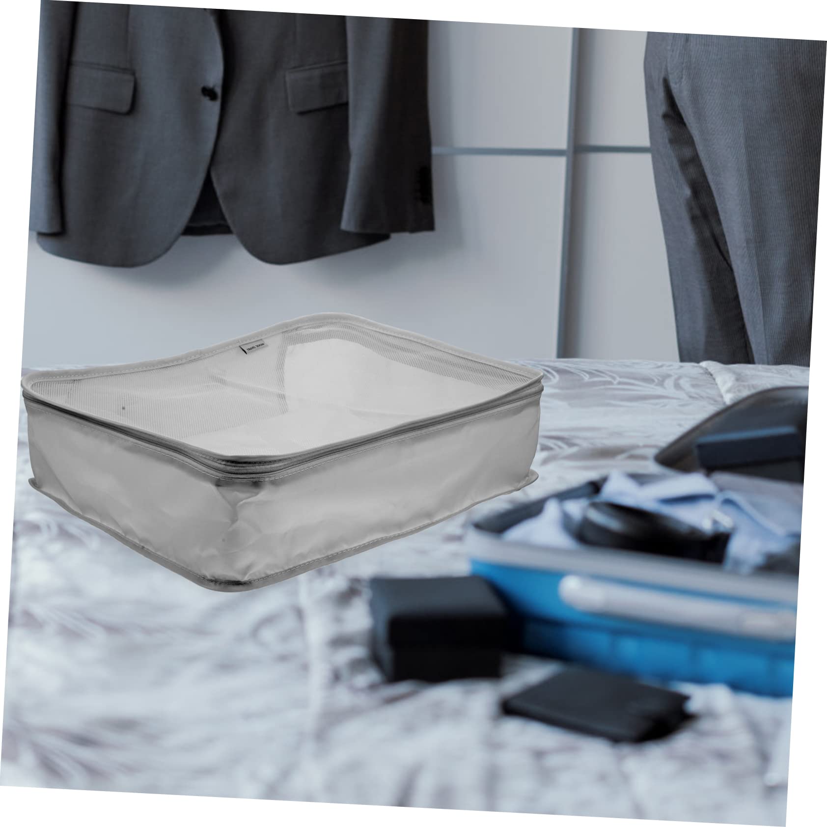 minkissy Organizer per Valigia Borse per Vestiti Scarpe e Cosmetici Set di Cubi da Viaggio Leggeri e Pieghevoli per Viaggi Familiari e Lavoro