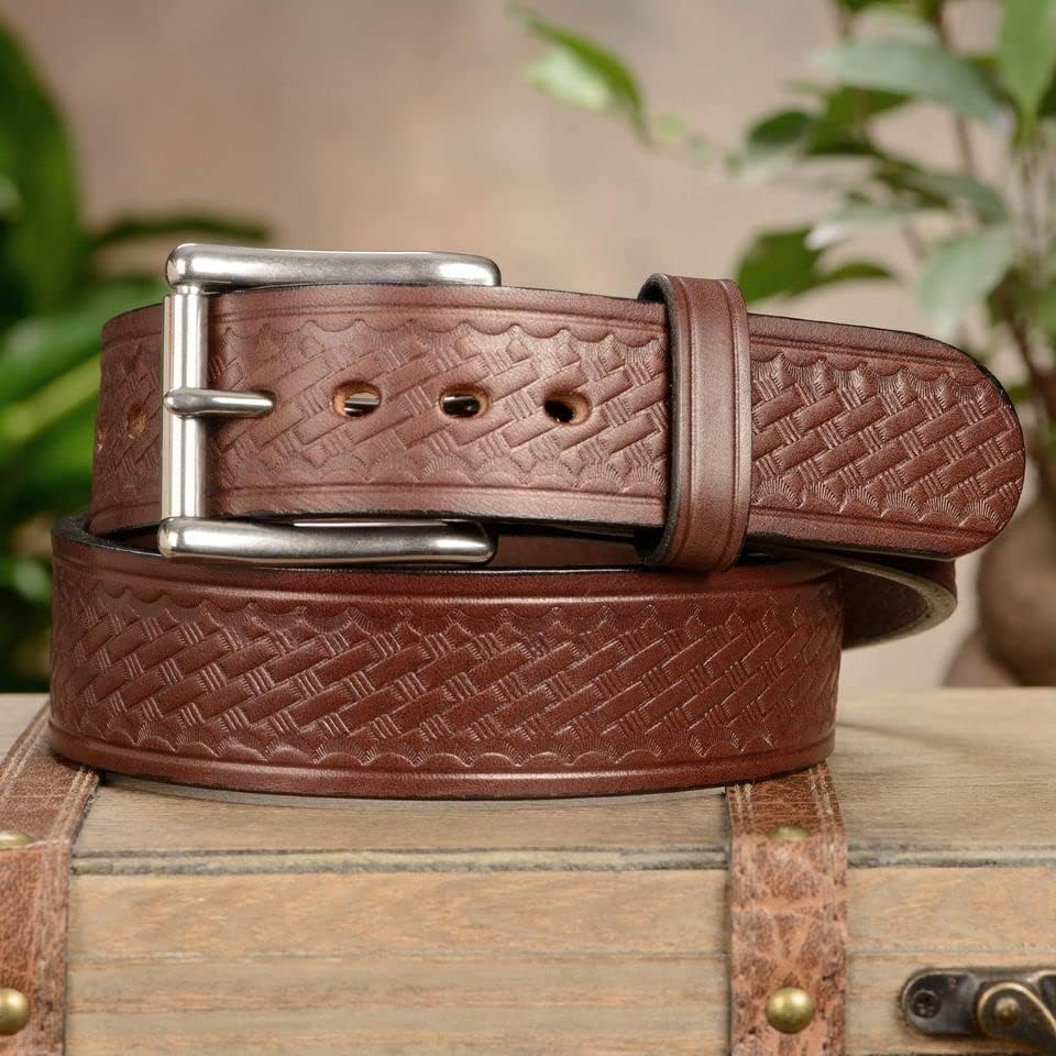 Bullhide Belts Mens Leather Belt for Casual, Dress, 1.75" Wide - Image 3