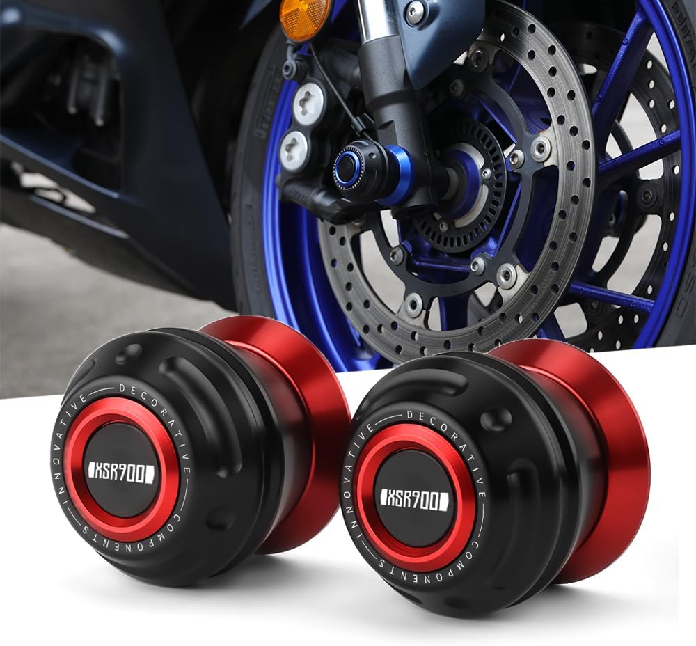 Front Fork Sliders Fit For XSR900 2021 2022 2022 2023 2024 | XSR 900 Wheel Axle Frame Sliders 2023 XSR900 Accessoris 2024 XSR900 Accessories RD