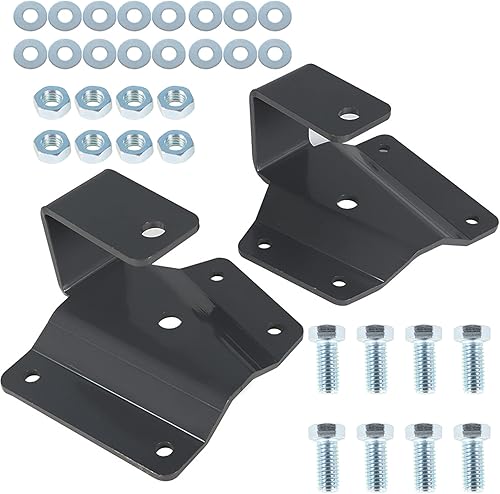 munirater Kit de bajada de ganchos de eje trasero de 2 pulgadas para Silverado 1500 1999-2006 Reemplazo de pastilla para camioneta Sierra 1500