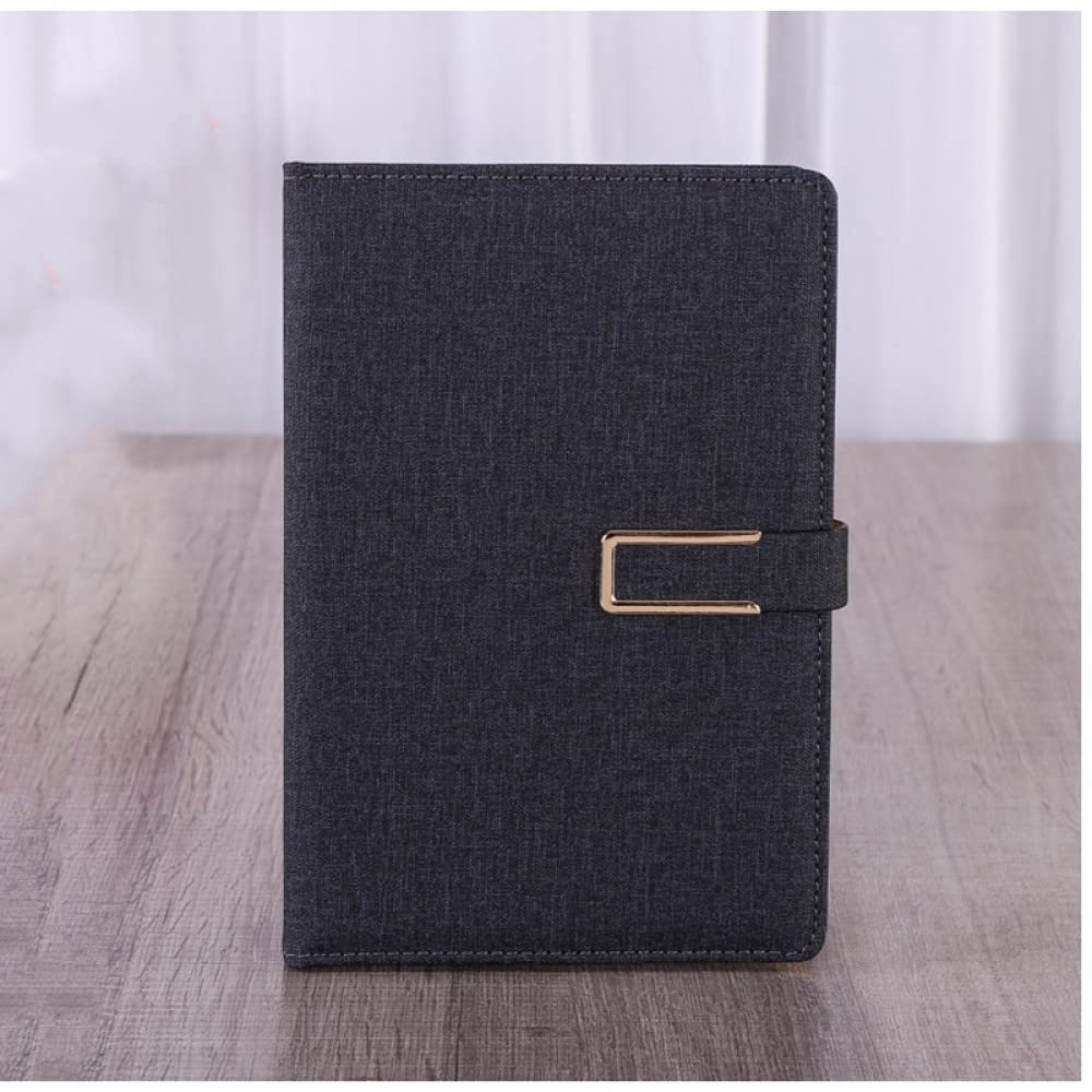 Notebook in Pelle per Ufficio Creativo A5 Planner Giornaliero Agenda Copertina rigida in PU Notebook Diario aziendale Blocco note Note Book Cancelleria,BK,4PCS