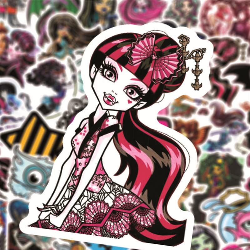 Amazon.co.jp: Monster High Stickers Pack, 50Pcs Anime Vinyl