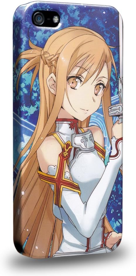 Case88 Premium Designs Sword Art Online SAO Asuna Y?uki Protective Snap-on Hard Back Case Cover for Apple iPhone 5 5s