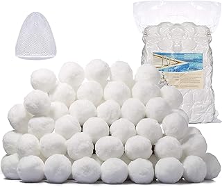 NianYI 3 lbs Pool Filter Balls Eco-Friendly Filter Media for Swimming Pool Sand Filters (Equals 100 lbs Pool Filter Sand) Suitable for All Sand Filter Systems