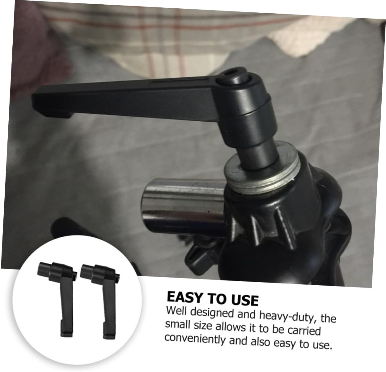 2pcs Metal Adjustable Clamping Lever M6 Thread Handle