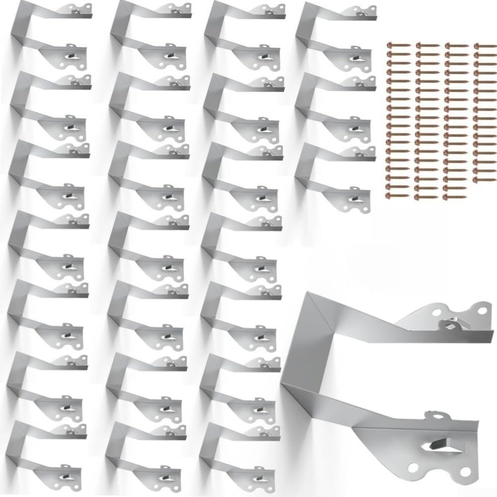 para soportes para madera 2x4 Galvanizados 25 Unidades Kit