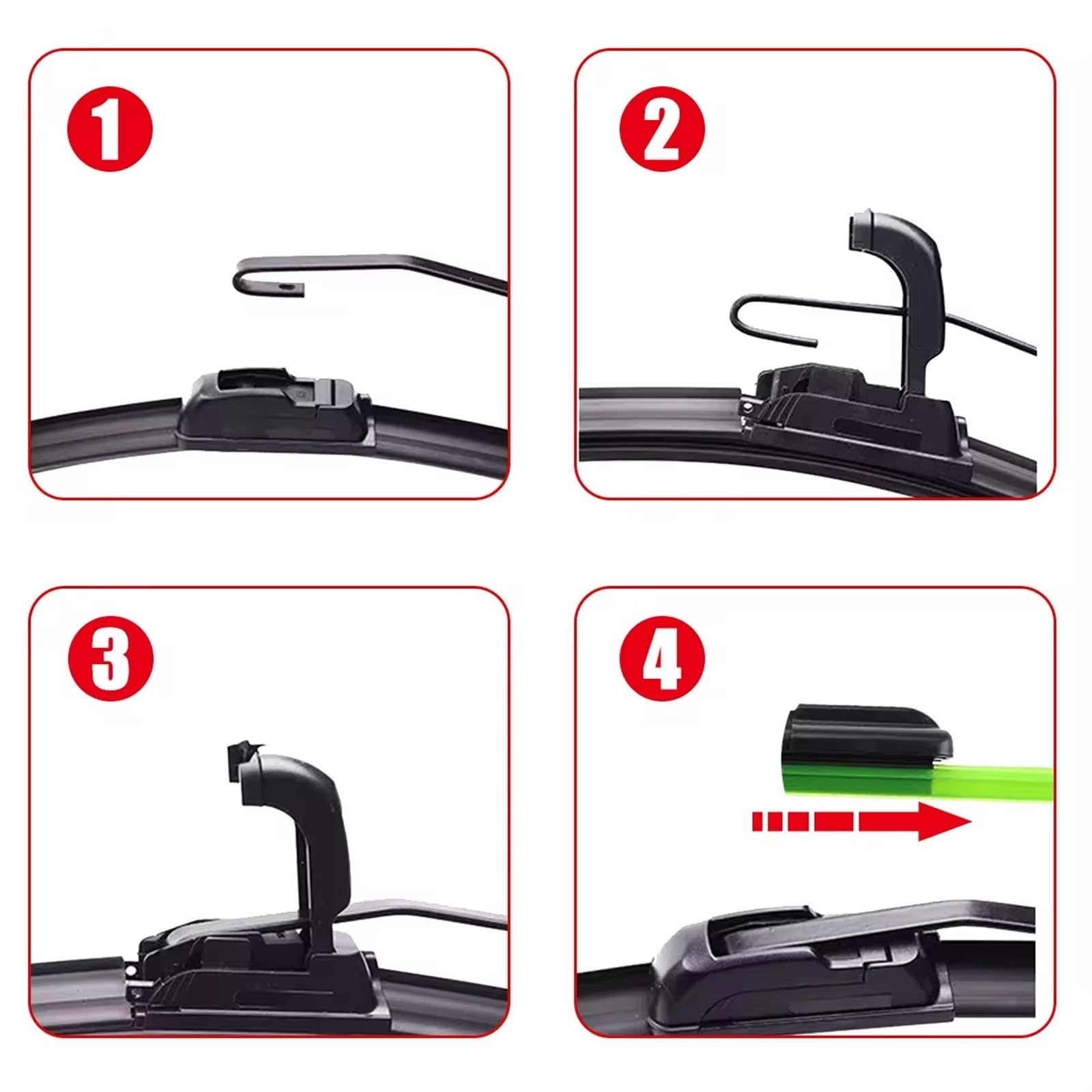 Spazzola Tergicristallo Compatibile con per Insight per MK1 1999 2000 2001 2002-2008 Accessori per Auto Spazzole Tergicristallo Anteriori Tergicristalli Ganci per Tipo U J 20" + 18"
