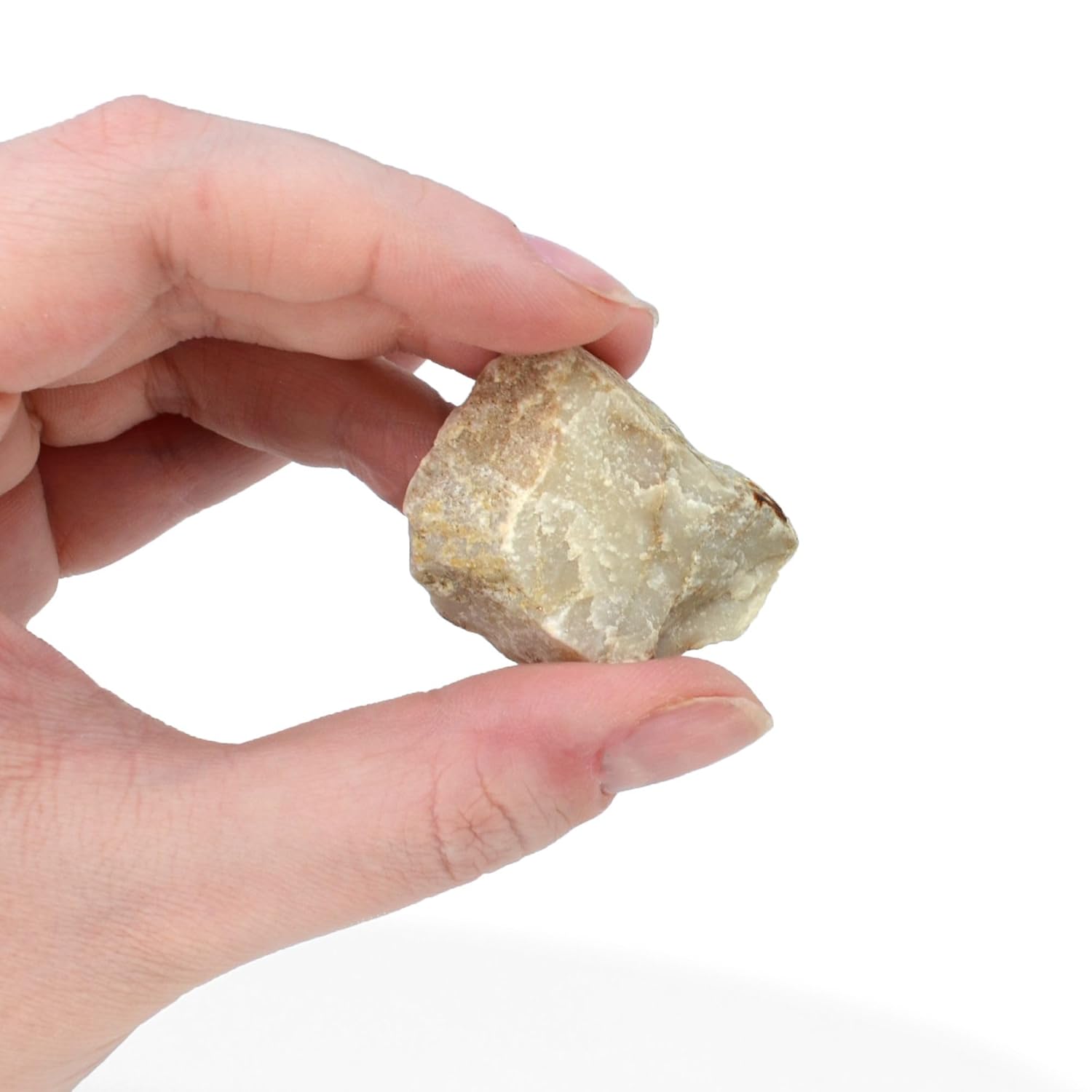 EISCO 12PK Raw Fine White Marble, Metamorphic Rock Specimens - Approx. 1" - Geologist Selected & Hand Processed - Great for Science Classrooms - Class Pack