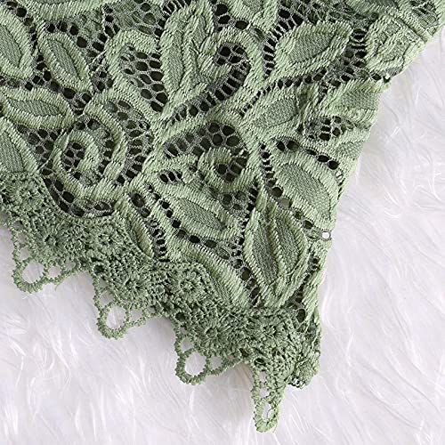 Body feminino vintage floral renda sutiã sexy decote em V profundo macacão de pelúcia lingerie trans