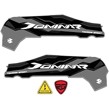 BAJAJ Dominar D250 AKSESUAR YAN 3D KABARTMALI GR  DAMLA ST CKER