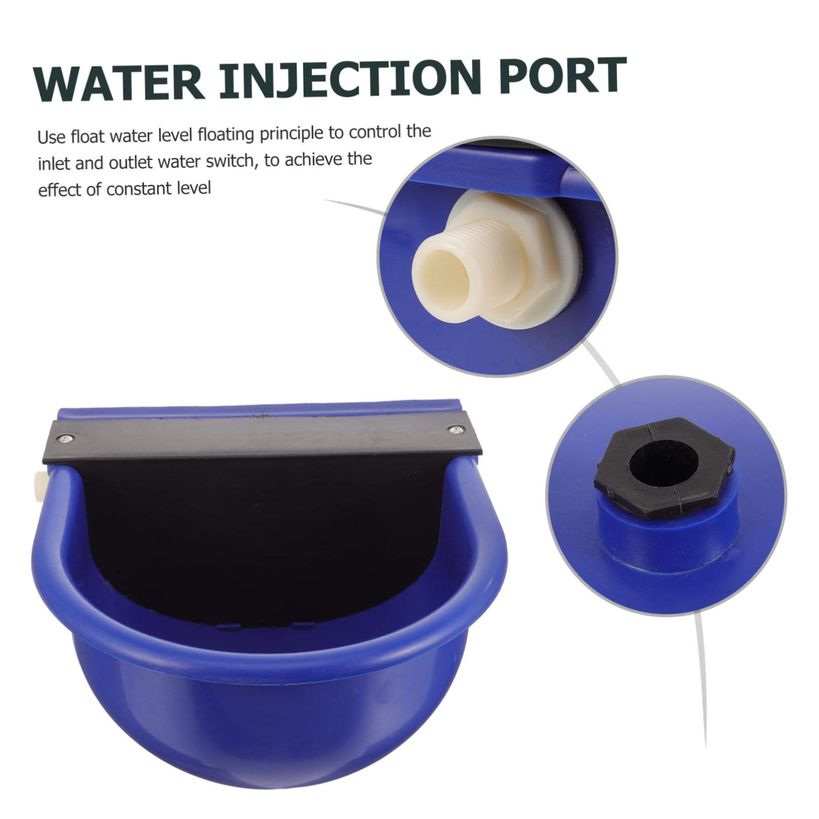Gatuida Abbeveratoio Per e Dispenser Design Galleggiante Ciotola Resistenti All e Capacità Per e Stalle Colore Random