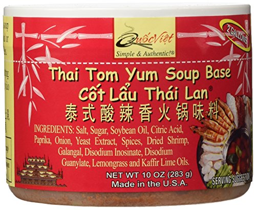 Quoc Viet Foods Thai Tom Yum Flavored Soup Base 10oz Cot Lau Thai
