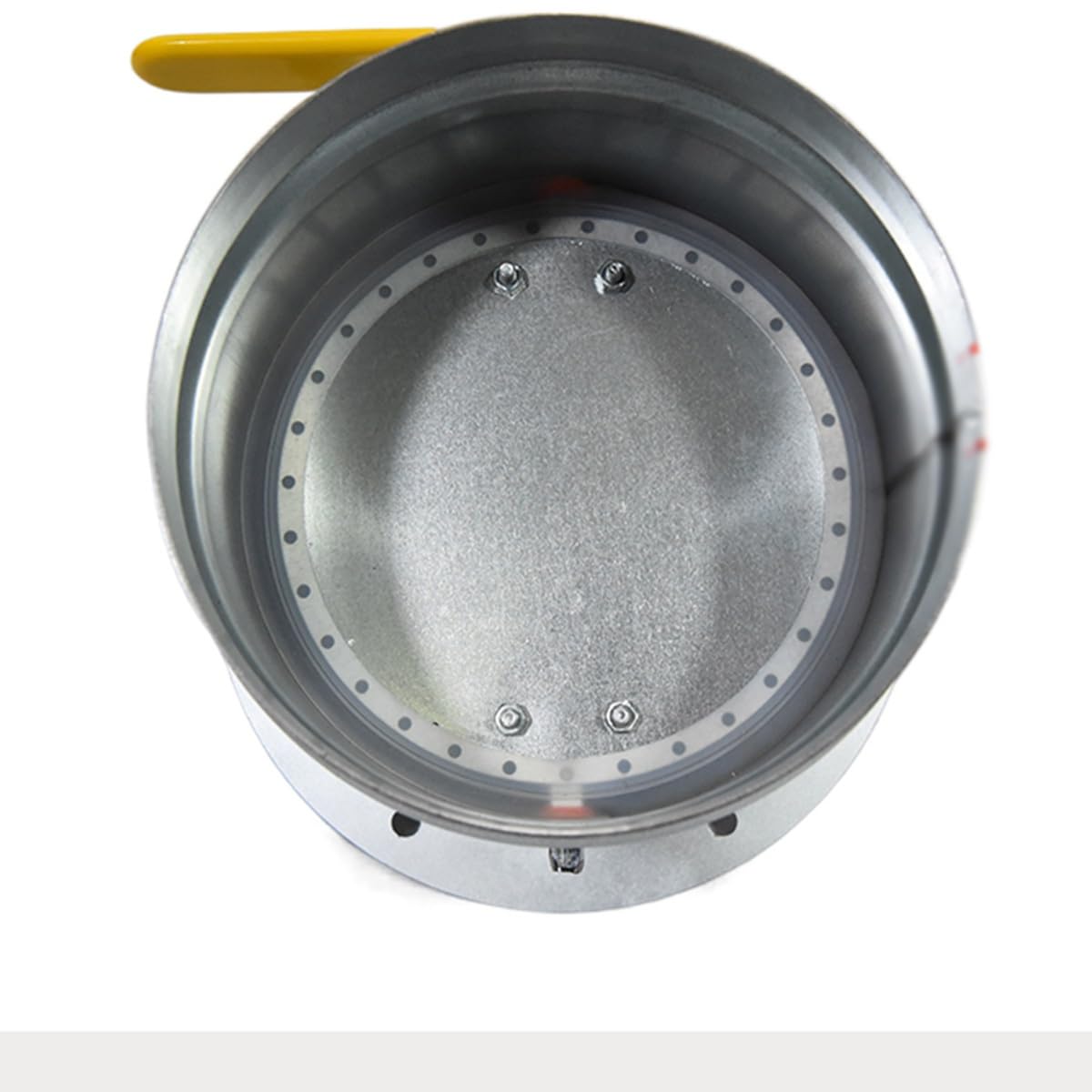 1 Válvula De Control De Volumen De Aire De Brida Única De Acero Inoxidable, Válvula De Tubo Redondo, Mango Manual, Válvula De Aire, Interruptor De Compuerta De Ventilación(76mm)