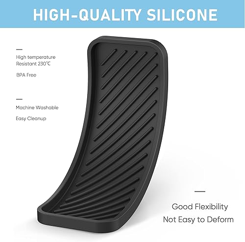 Miniatura 3 de Bandeja de jabón de silicona, bandeja multiusos más gruesa para fregadero de cocina, bandeja organizadora para fregadero de cocina, dispensador de