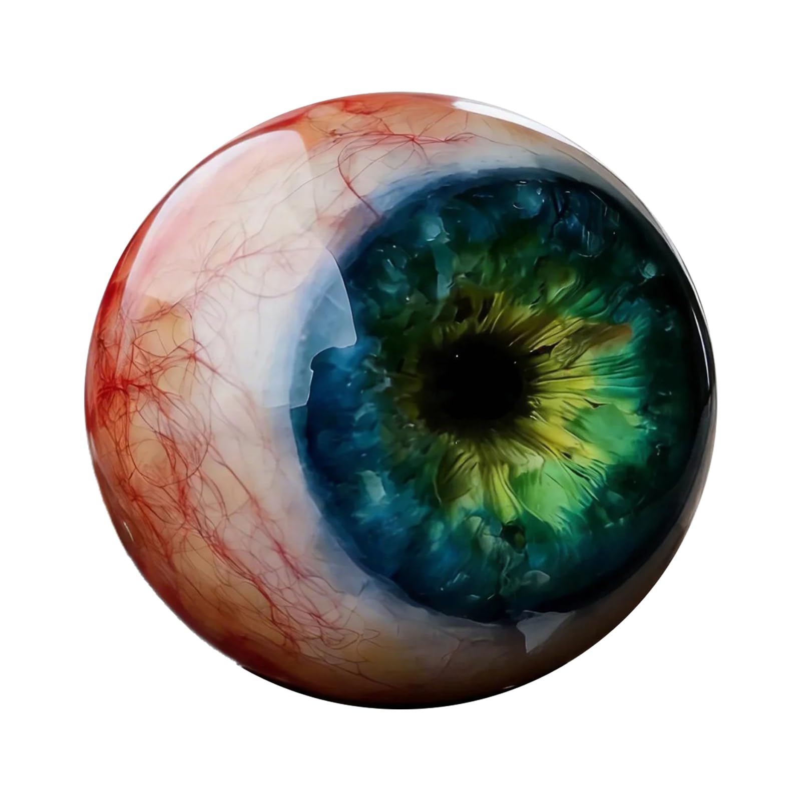 Hyper-Realistic Beast Eye Decor, Scary Creepy Realistic Eyeball Ornament, Gothic Home Decor Halloween Horror Prop, Unique Creepy Eye Figurine Gift for Horror Lovers