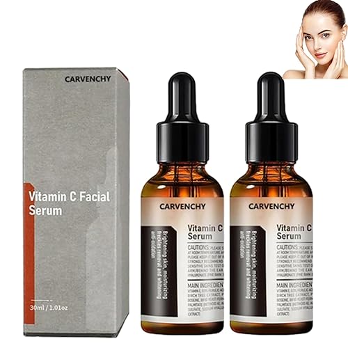 CARVENCHY - Suero facial con vitamina C, hidratación, piel hidratada, suero de vitamina C, suero facial antienvejecimiento y arrugas (1.0 fl oz)