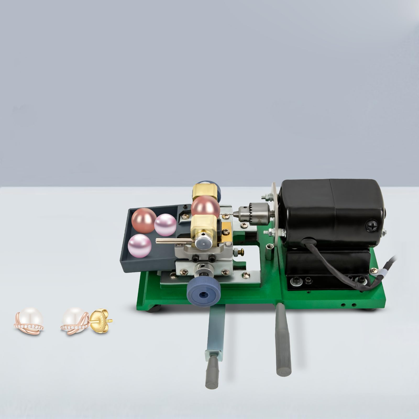 Perceuse à bijoux 360W Perle Forage variable en continu Perceuse Forets Outils 500-15000 tr/min Vitesse réglable Diamètre de foret 0,3-4 mm, pour perles, bois, jade, etc