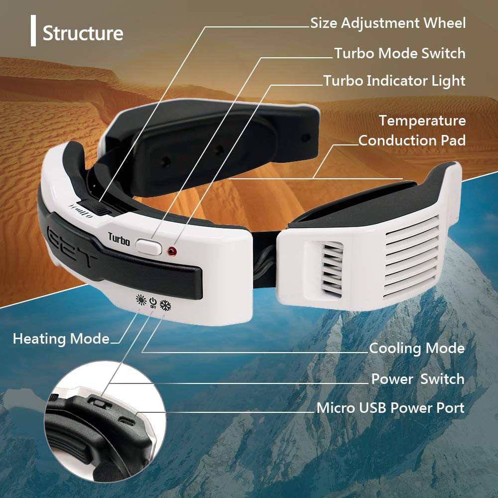 G2T N1 Plus Hot & Cold 2 in 1 Electric Neck Warming Scarf [White