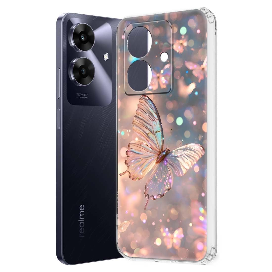 Nainz Soft Mobile Back Cover for realme NARZO N61 (Silicone_Multicolor) (B0DBHGM765) Amazon Price History, Amazon Price Tracker