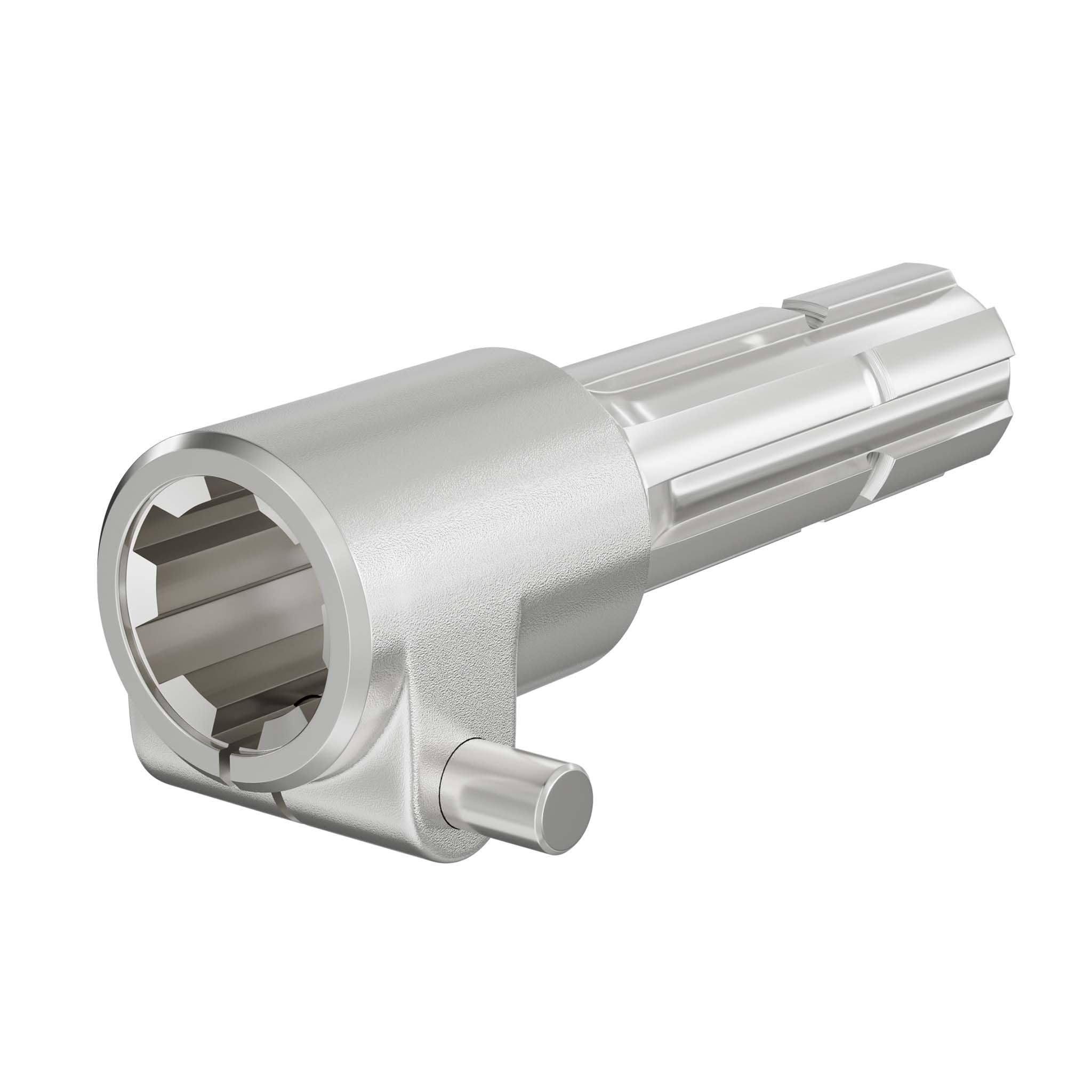 WilTec Manchon de Prise de Force Cardan - Longueur 160 mm - Raccord logement 1 3/8" 6D - Raccord Sortie 1 3/8" 6D - Ø 36 mm/34,87 mm - Arbre cannelé de Tracteur