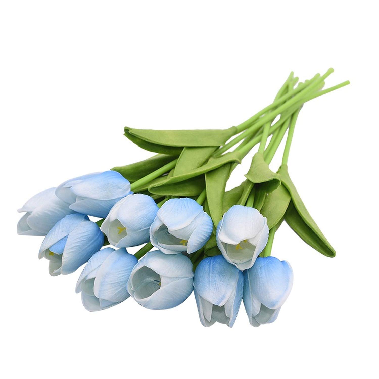 20 tulipani artificiali in poliuretano realistici al tatto, bouquet di