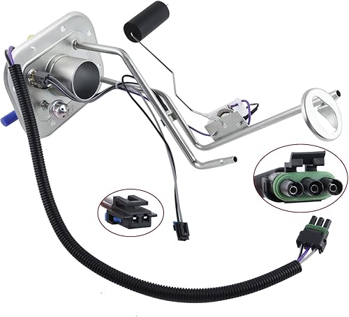 Miniatura 3 de LINLINS Conjunto de módulo de unidad de envío del remitente de la bomba de combustible del coche con montaje para Chevrolet Corvette 5.7L 1984