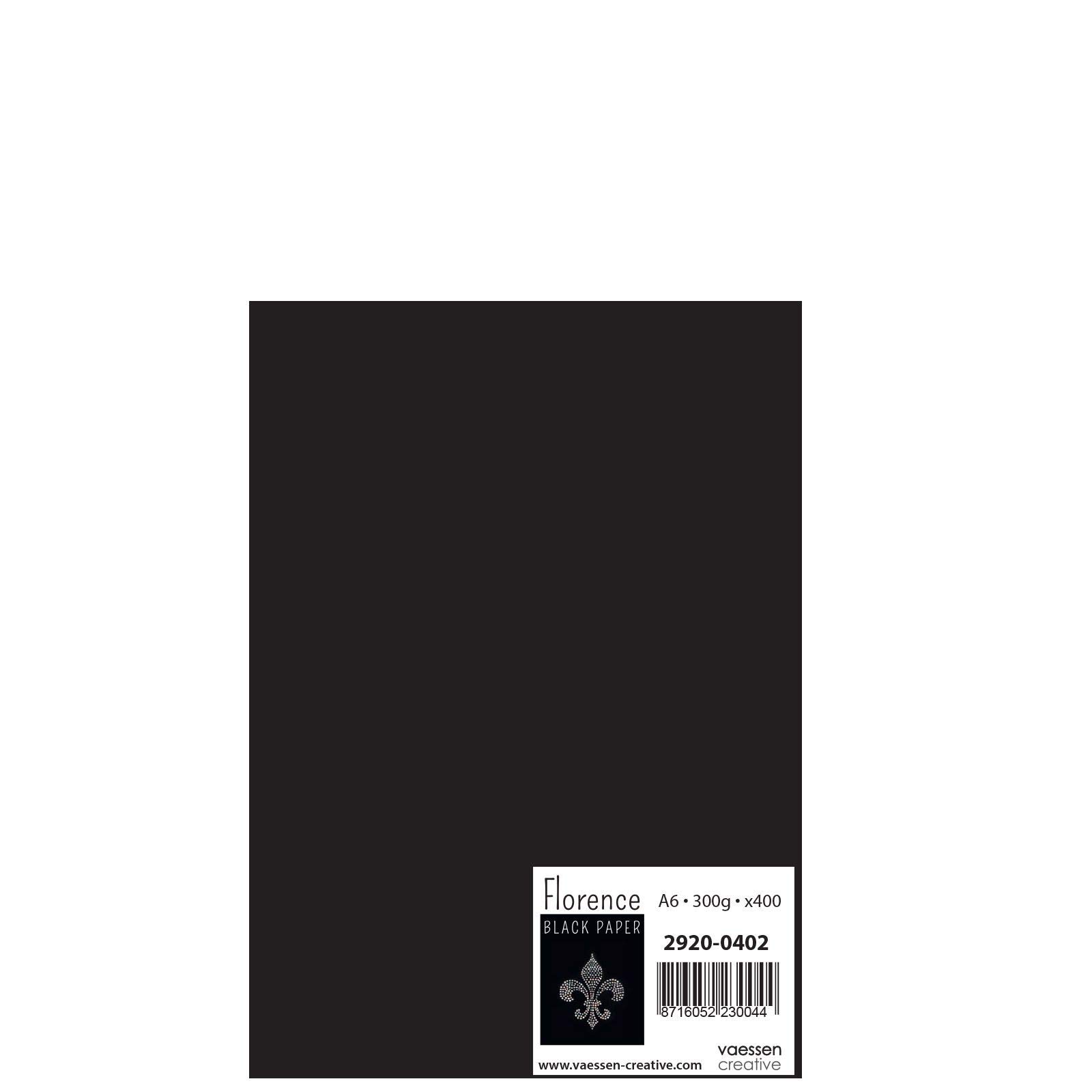 Florence Cardstock Smooth, Coloured Card Making Supplies A6, Black, 400 Sheets - Image 2