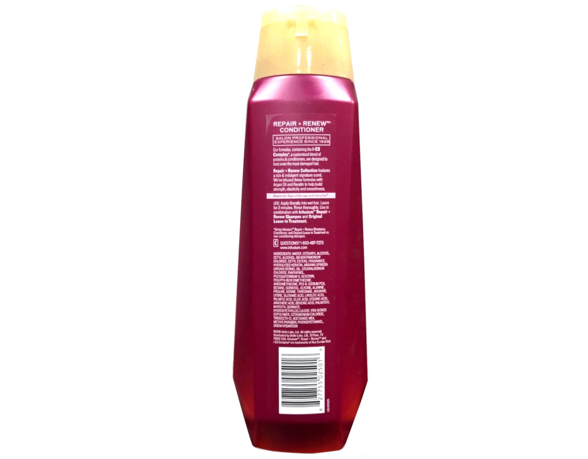 Infusium Professional Treatments Haircare - Repair & Renew With Argan Oil & Keratin - Zestaw szamponów i odżywek - Waga netto 13,5 FL OZ (400 ml) w butelce - Jeden zestaw