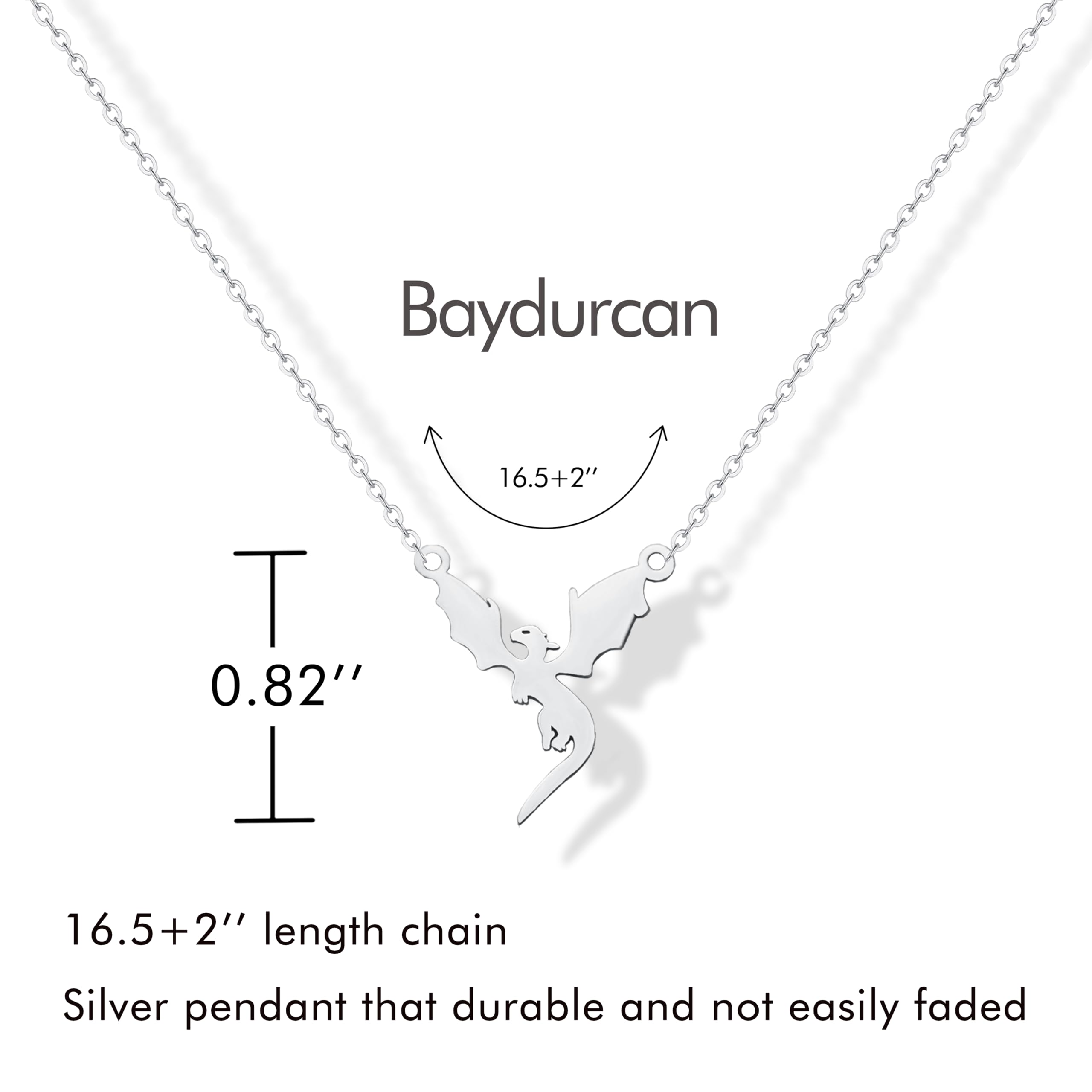 Silver Dragon Necklace