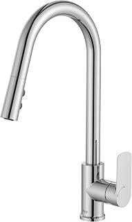 Roca A5A816EC00 Mezclador Cocina Caño U, Coleccion Cala, Caño Extraíble, Cromado