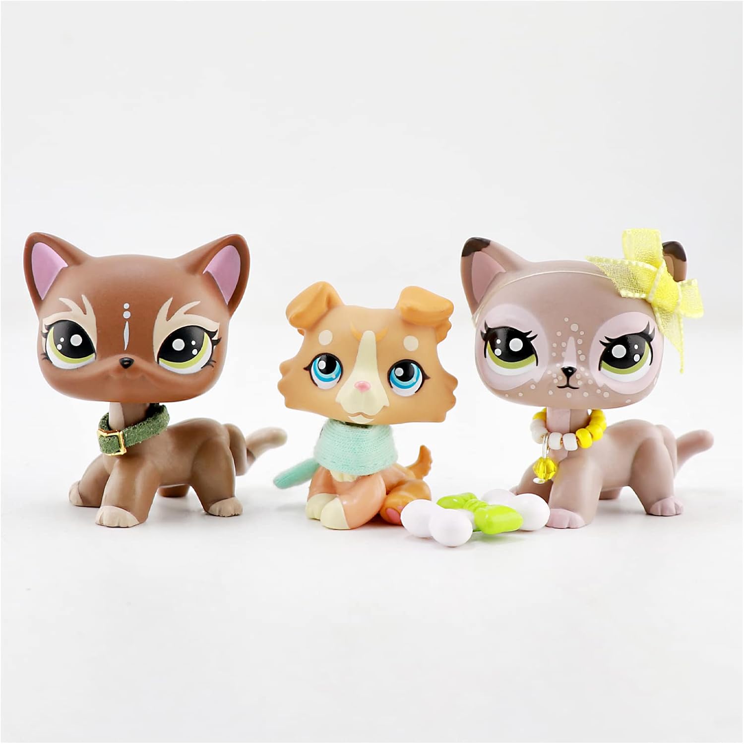 lpsloverqa LPS Elk Wapiti Shorthair Cat LPS Sitting Collie