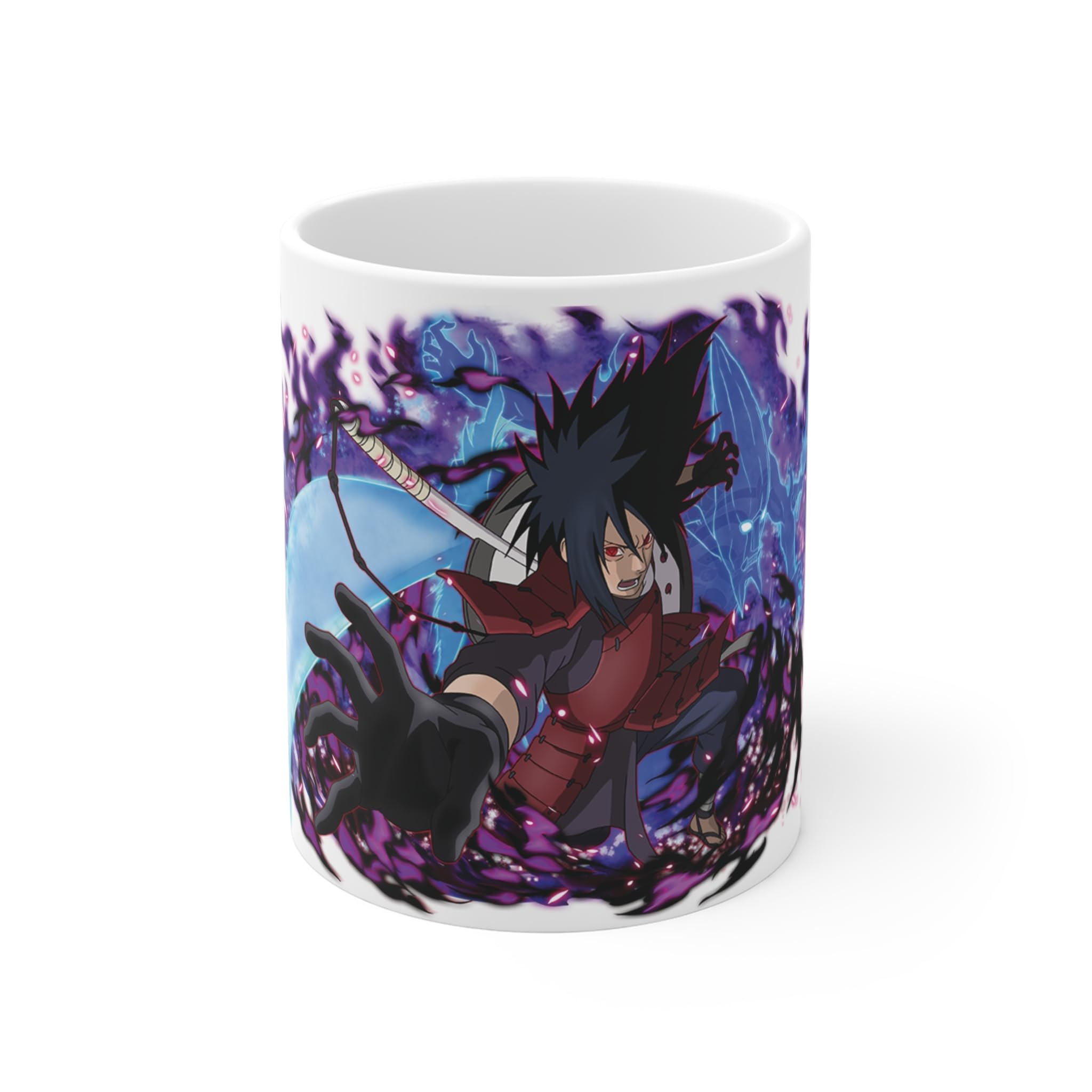 RF REDFOXX Naruto Uchiha Madara 350 ml White Ceramic Coffee Mug