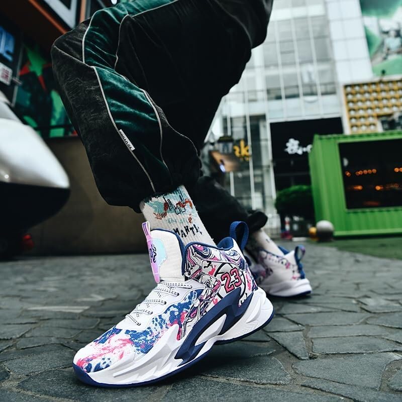 Zapatillas de baloncesto con suela resistente al desgaste para evitar resbalones 5