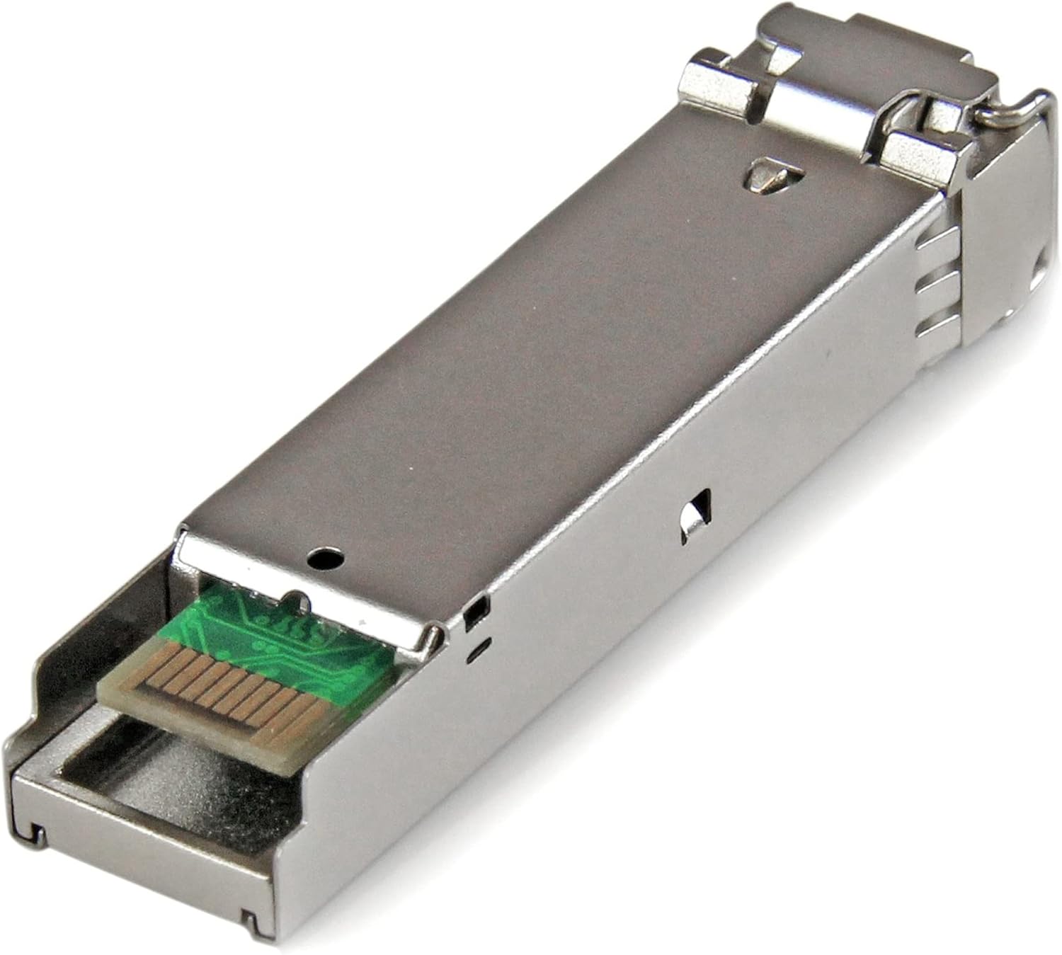 StarTech.com MSA Uncoded Compatible SFP Module - 100BASE-LX - 100MbE Single Mode Fiber (SMF) Optic Transceiver - 100Mb Ethernet SFP - LC 10km - 1310nm - DDM (SFP100BLXST),Silver