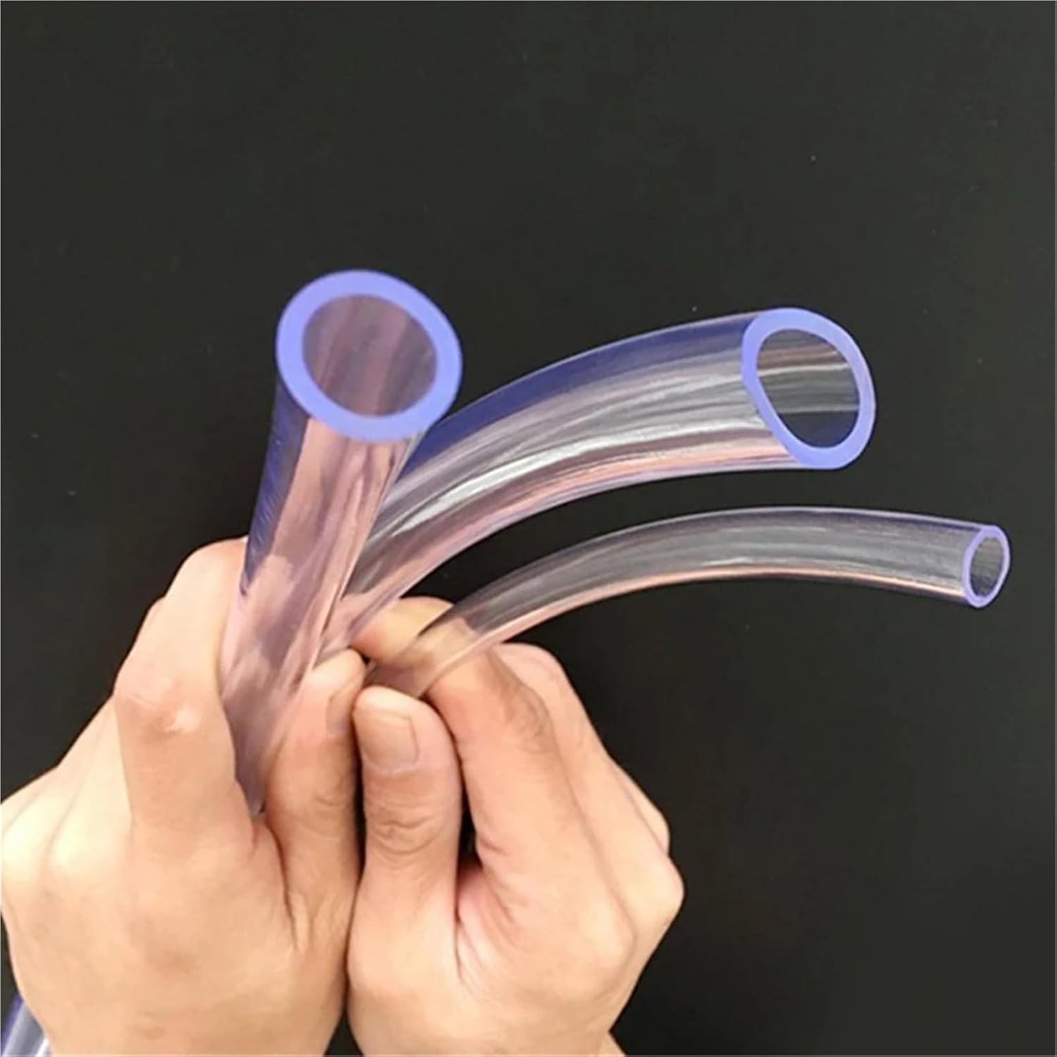 Cxiang-Silicone Hose Tube PVC Pipe Transparent Water Pipe Pipes Tube Hoses Aquarium Tubing Garden Hose 3 4 5 6 7 8 9 10 12 14 16 Mm, High temperature resistance(3mm X 5mm,7 meters)