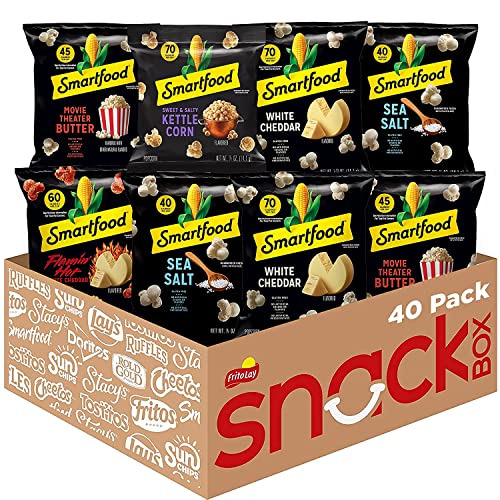 Smartfood Popcorn Variety Pack, 0.5 Ounce (Pack of 40) The Home