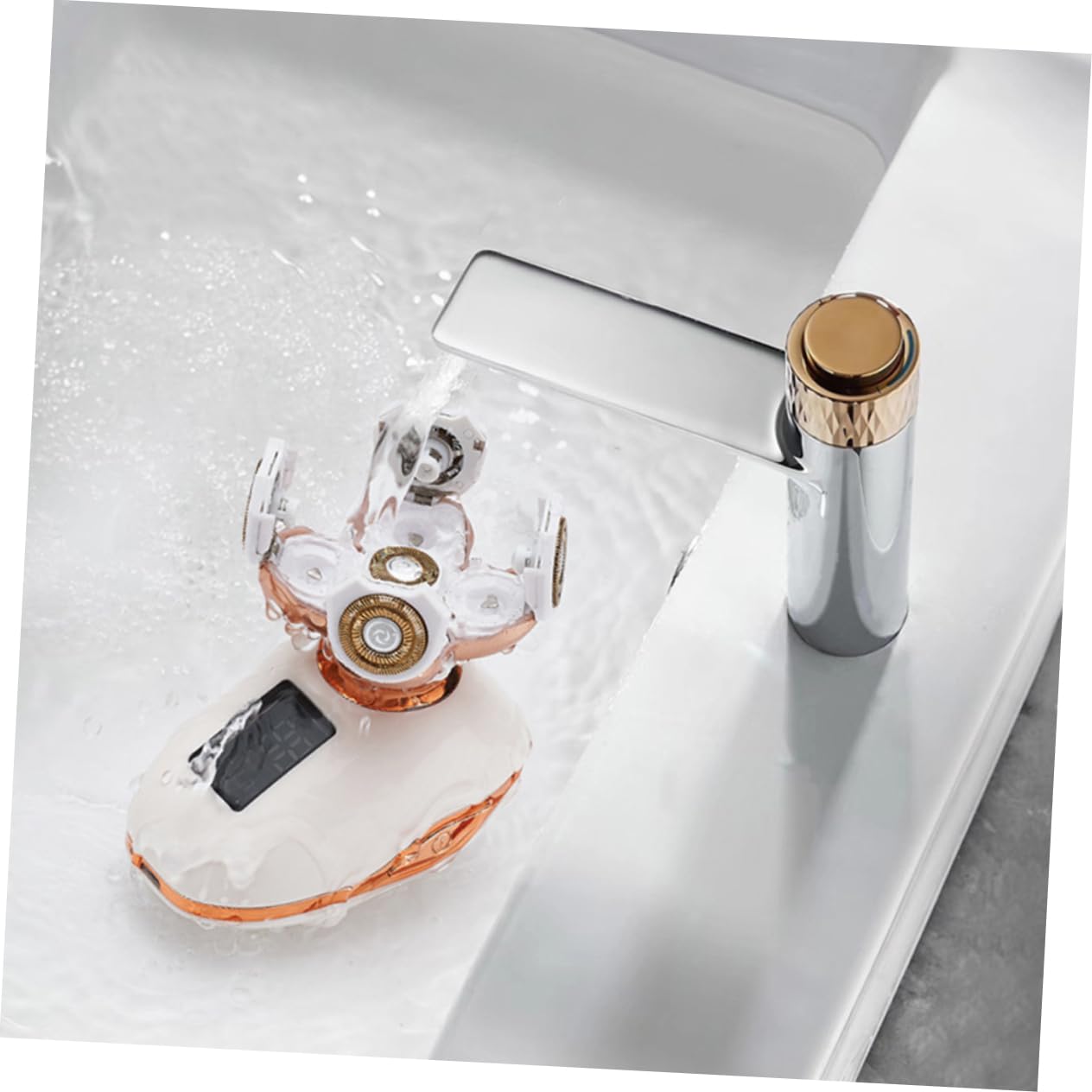 OUNONA LCD Digital Display Rechargeable Shaver for Men Hair Trimmer with Safe Skin Cutting Easy Clean Design for Smooth Grooming and Styling