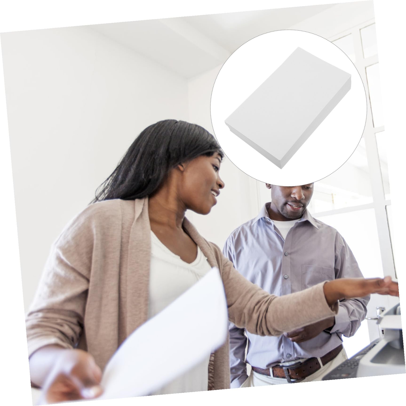 ULTECHNOVO 500 Blatt Weißes Druckerpapier für Büro und Schule Dickes Multifunktionspapier zum Drucken und Basteln Blanko Papier für Vielseitige Anwendung
