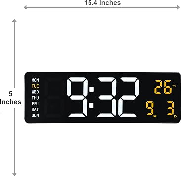 NEXTIME Super Digi Digital Wall/Alarm Clock