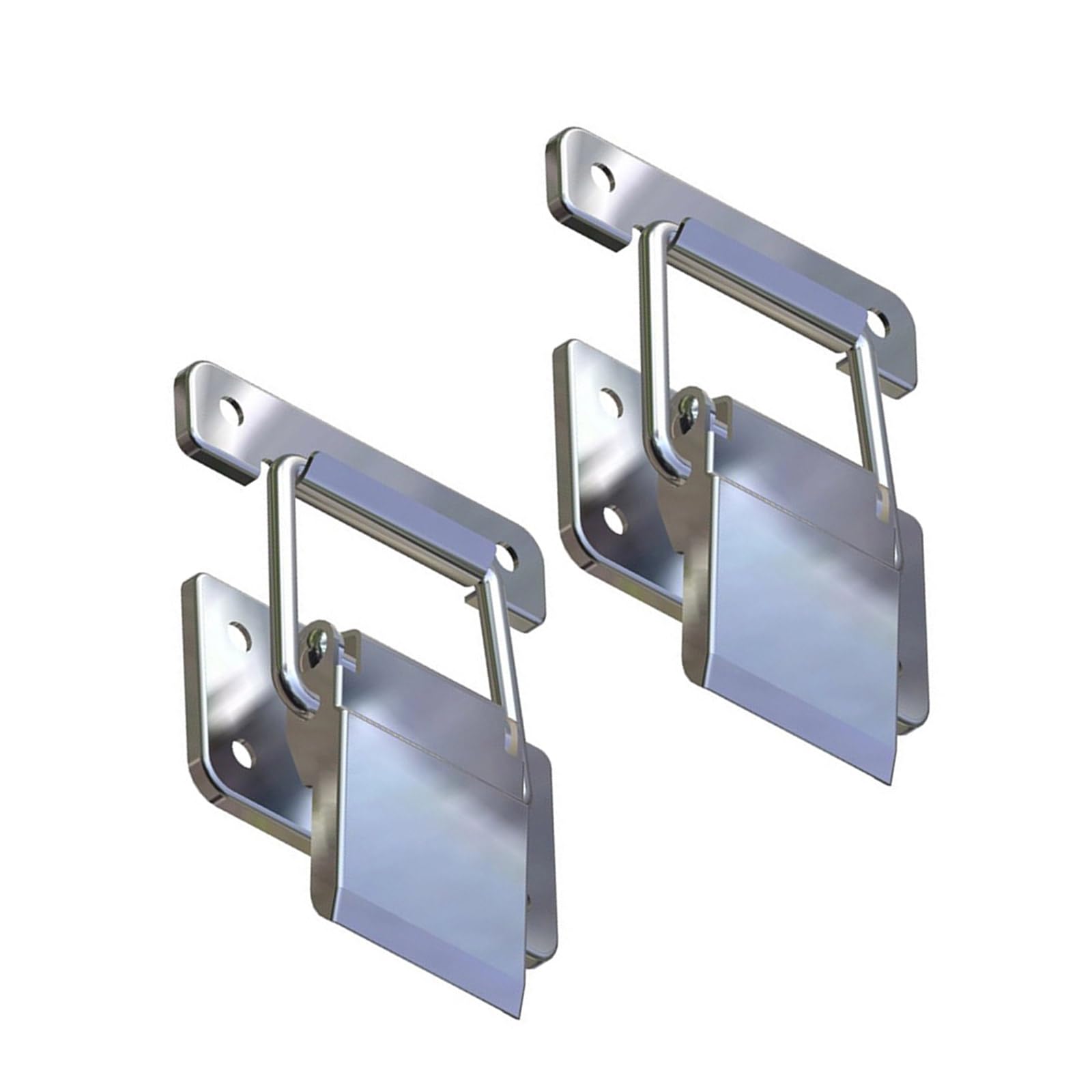 Jazuaiao Multicolor Of 2 Untarnished Closed Secure Latches For Strengthened Security And Rustproof Security Stainless Steel Cabinet Latches Heavy Duty Design Secure For Toolboxes Storage Boxes