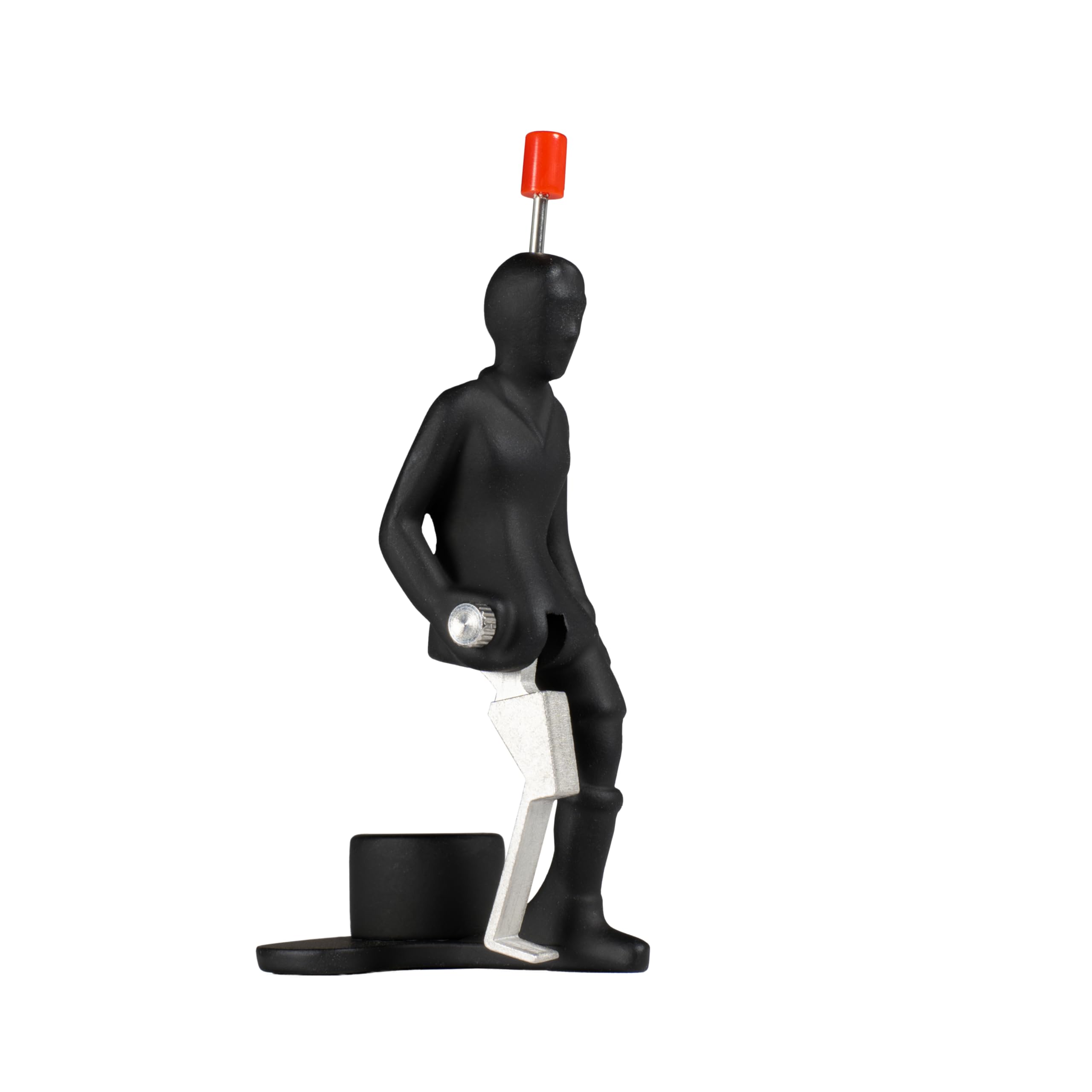 TIPP-KICK Spieler Pro Kicker Allround schwarz Tischfußball-Zubehör, Original Profi Spieler für Groß & Klein, Fußball-Figur mit präzisen Schüssen, Geschenkidee für Fans