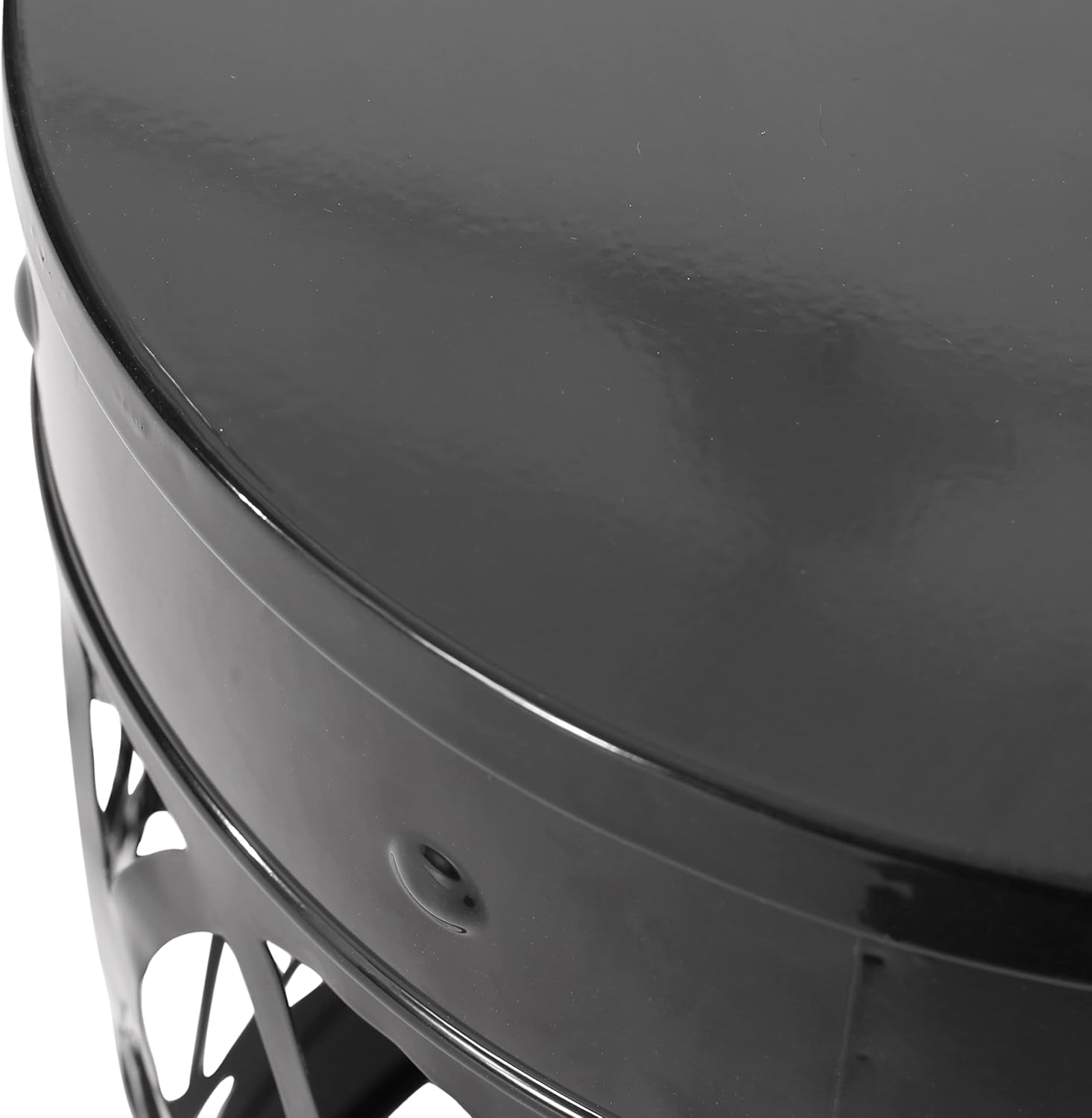 Christopher Knight Home Mellie Outdoor Side Tables - Black (Set of 2)