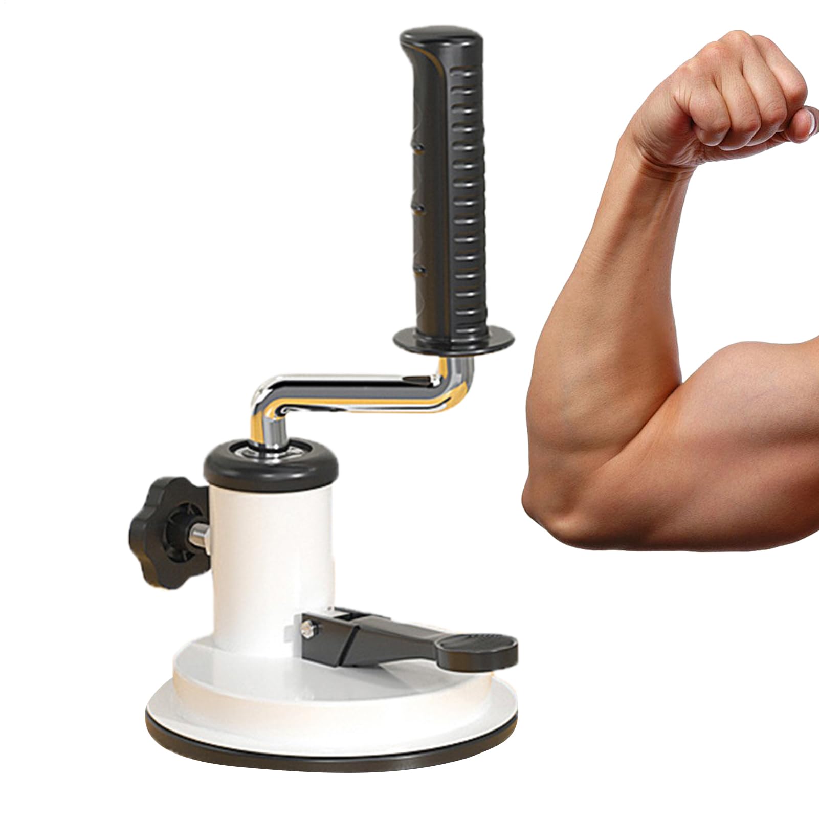 Maszyna Do Ćwiczeń Rower Ręczny Ergonomiczny i Regulowany z Funkcją | Urządzenie Do Treningu Regeneracji Rąk Dla Dorosłych Seniorów Kobiet I Mężczyzn Do Biurka Domu Opieki Sypialni